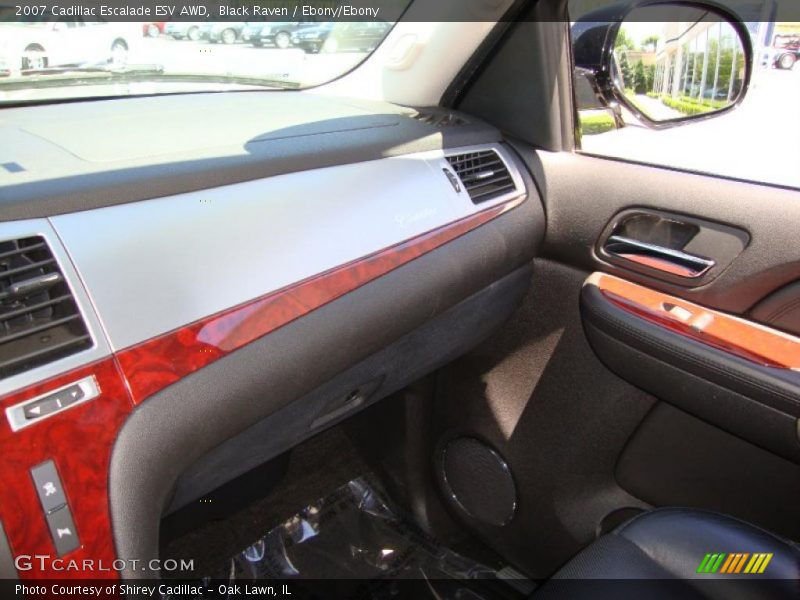 Black Raven / Ebony/Ebony 2007 Cadillac Escalade ESV AWD