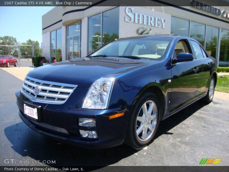 Blue Chip / Cashmere 2007 Cadillac STS 4 V6 AWD