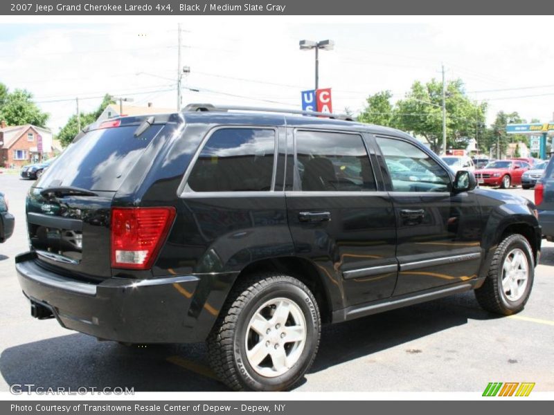 Black / Medium Slate Gray 2007 Jeep Grand Cherokee Laredo 4x4