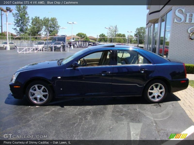 Blue Chip / Cashmere 2007 Cadillac STS 4 V6 AWD
