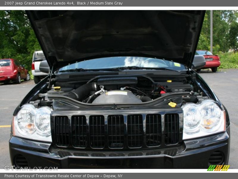 Black / Medium Slate Gray 2007 Jeep Grand Cherokee Laredo 4x4