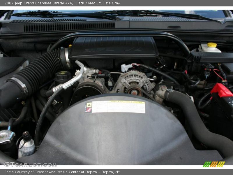Black / Medium Slate Gray 2007 Jeep Grand Cherokee Laredo 4x4