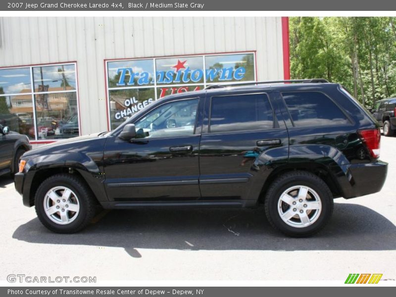 Black / Medium Slate Gray 2007 Jeep Grand Cherokee Laredo 4x4