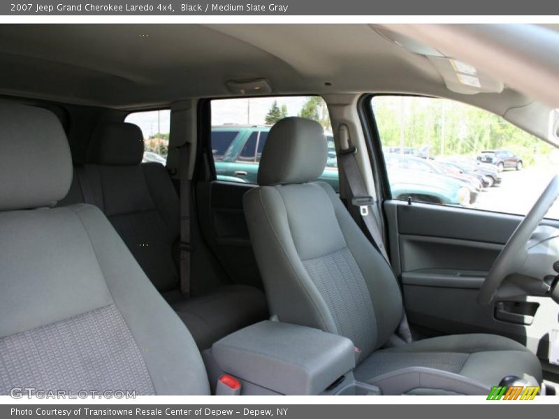 Black / Medium Slate Gray 2007 Jeep Grand Cherokee Laredo 4x4