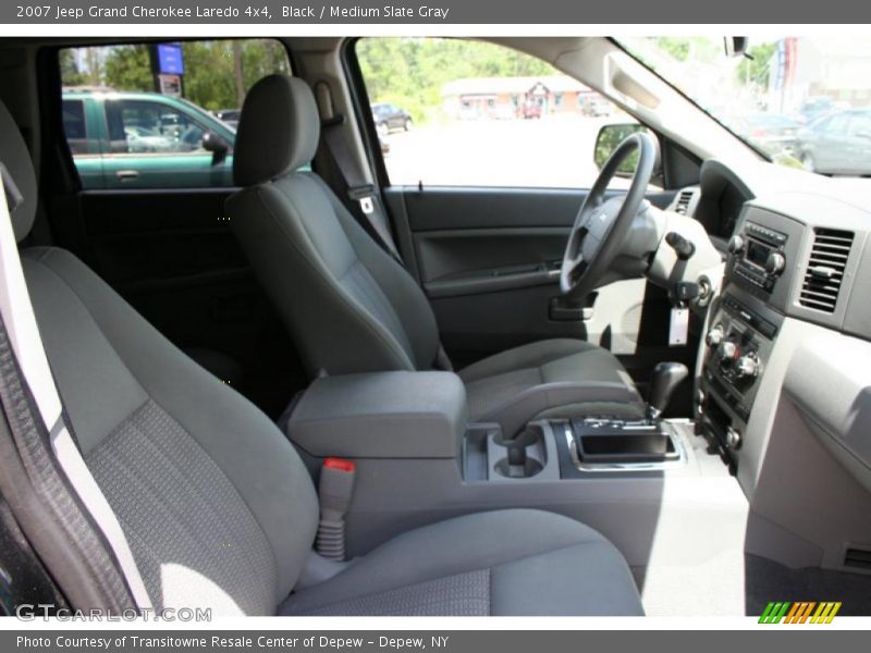Black / Medium Slate Gray 2007 Jeep Grand Cherokee Laredo 4x4