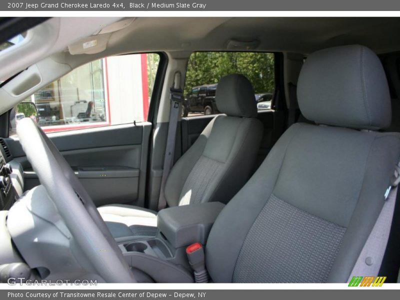 Black / Medium Slate Gray 2007 Jeep Grand Cherokee Laredo 4x4