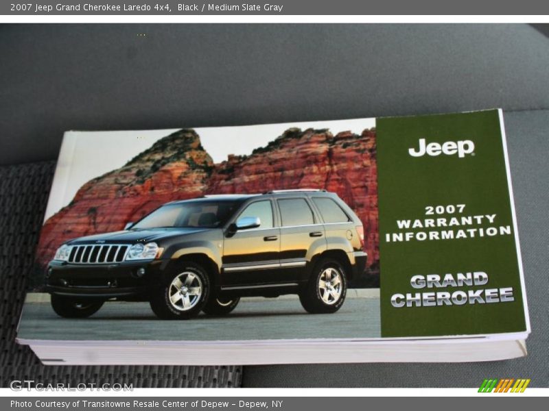 Black / Medium Slate Gray 2007 Jeep Grand Cherokee Laredo 4x4