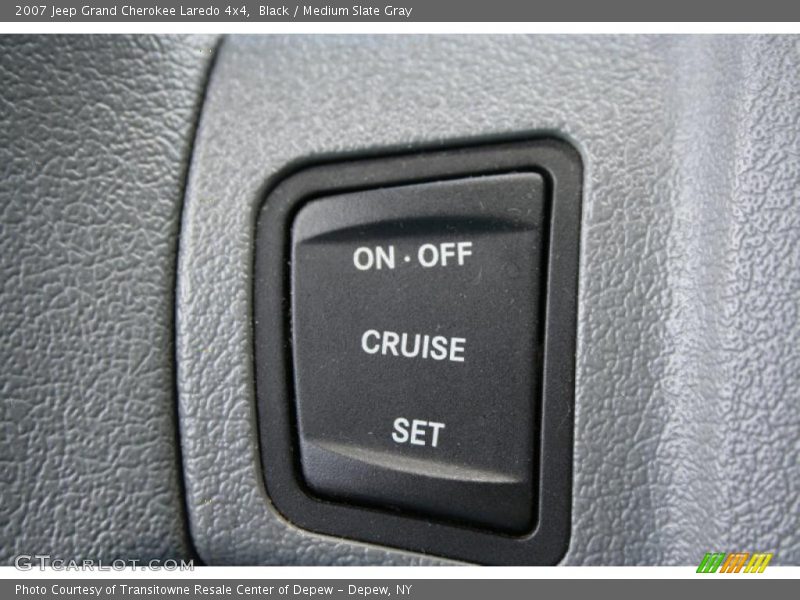 Black / Medium Slate Gray 2007 Jeep Grand Cherokee Laredo 4x4