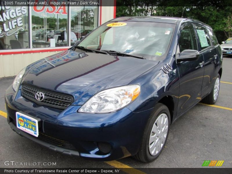 Indigo Ink Pearl / Dark Gray 2005 Toyota Matrix AWD