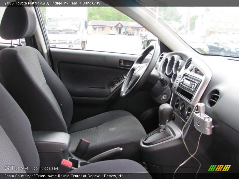Indigo Ink Pearl / Dark Gray 2005 Toyota Matrix AWD