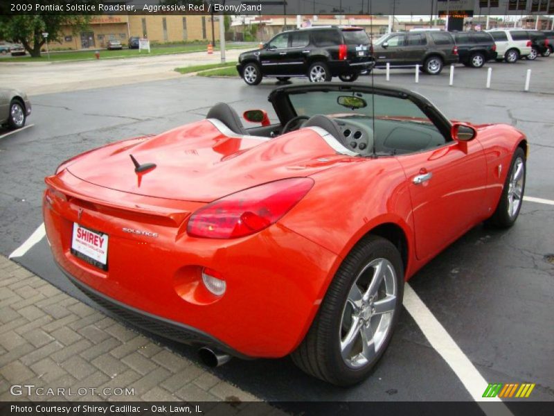 Aggressive Red / Ebony/Sand 2009 Pontiac Solstice Roadster