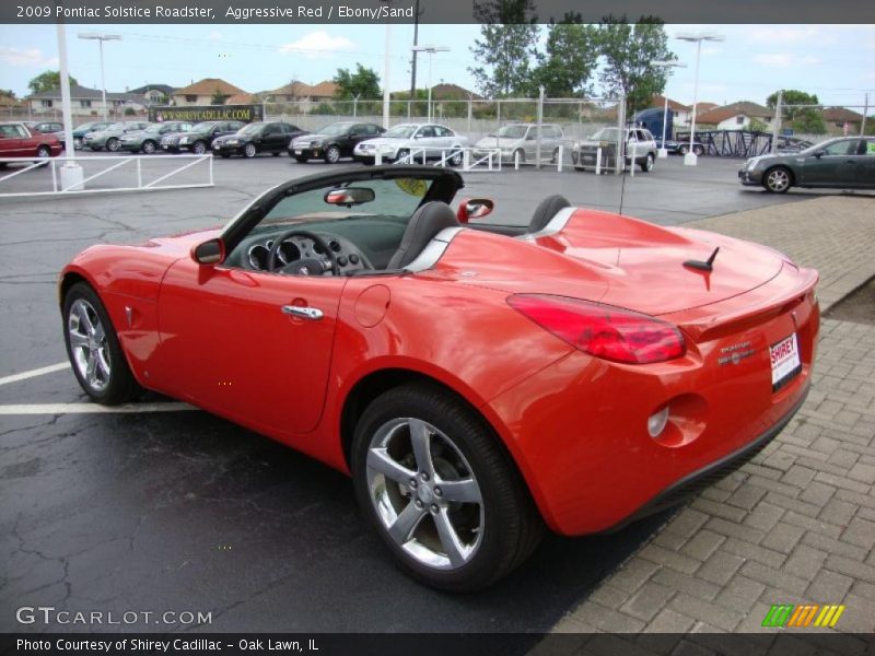 Aggressive Red / Ebony/Sand 2009 Pontiac Solstice Roadster