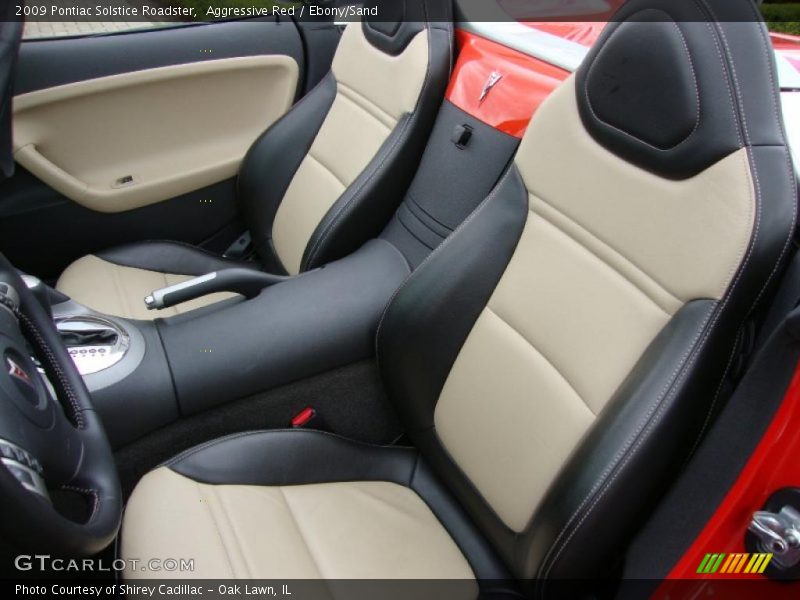 Aggressive Red / Ebony/Sand 2009 Pontiac Solstice Roadster