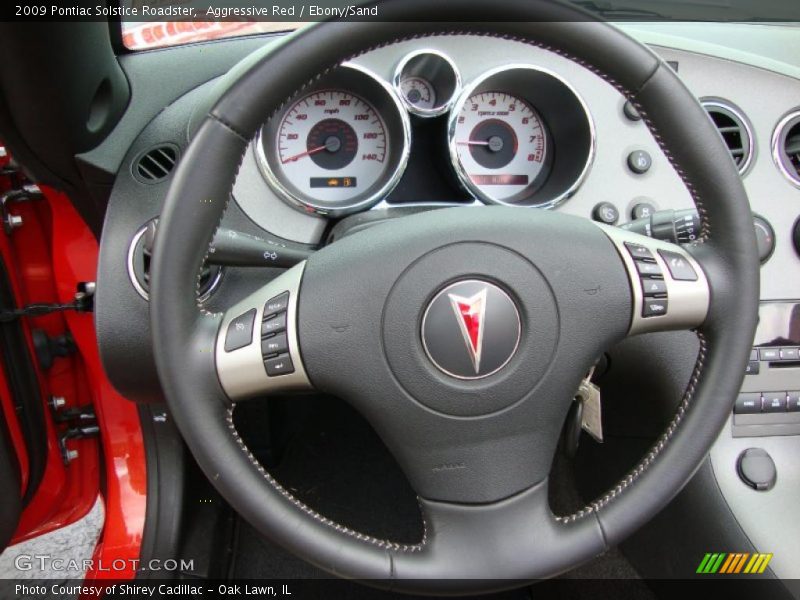 Aggressive Red / Ebony/Sand 2009 Pontiac Solstice Roadster