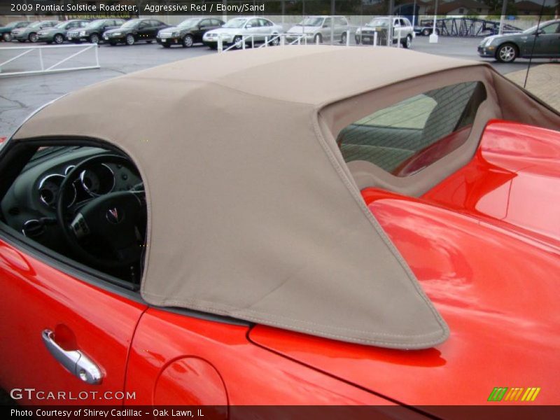 Aggressive Red / Ebony/Sand 2009 Pontiac Solstice Roadster