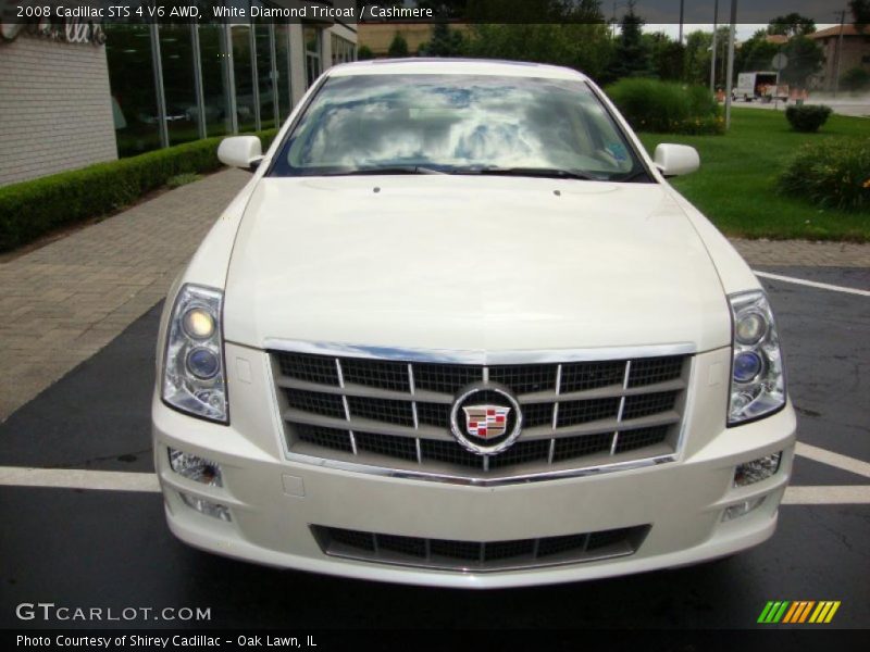 White Diamond Tricoat / Cashmere 2008 Cadillac STS 4 V6 AWD