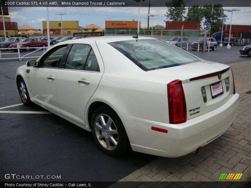 White Diamond Tricoat / Cashmere 2008 Cadillac STS 4 V6 AWD