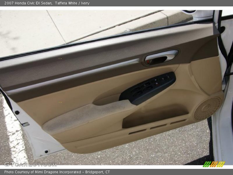 Taffeta White / Ivory 2007 Honda Civic EX Sedan