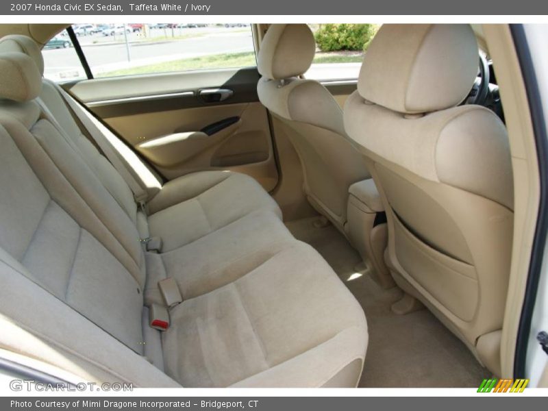Taffeta White / Ivory 2007 Honda Civic EX Sedan