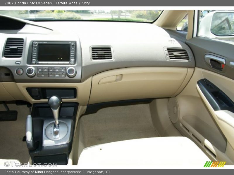 Taffeta White / Ivory 2007 Honda Civic EX Sedan