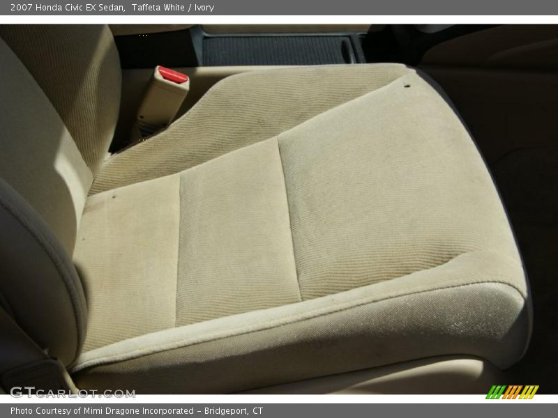 Taffeta White / Ivory 2007 Honda Civic EX Sedan