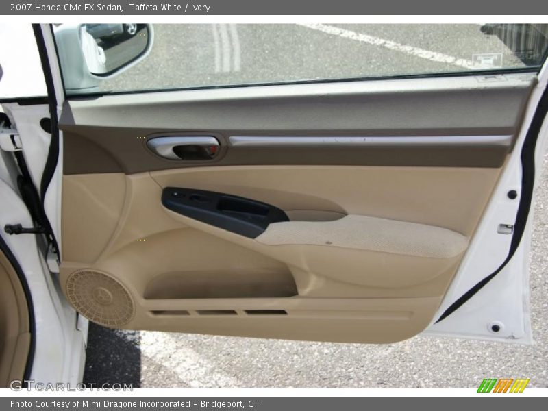 Taffeta White / Ivory 2007 Honda Civic EX Sedan