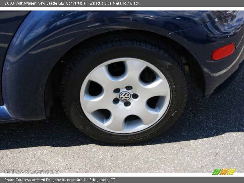 Galactic Blue Metallic / Black 2003 Volkswagen New Beetle GLS Convertible