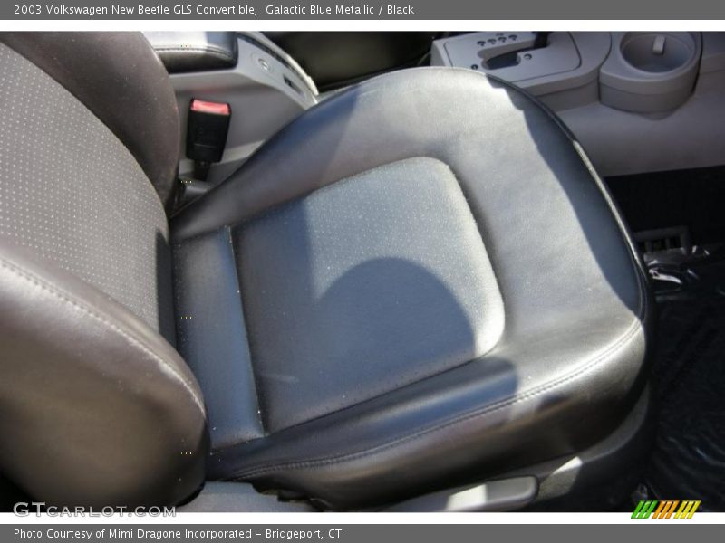 Galactic Blue Metallic / Black 2003 Volkswagen New Beetle GLS Convertible