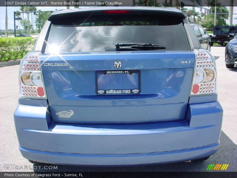 Marine Blue Pearl / Pastel Slate Gray/Blue 2007 Dodge Caliber SXT
