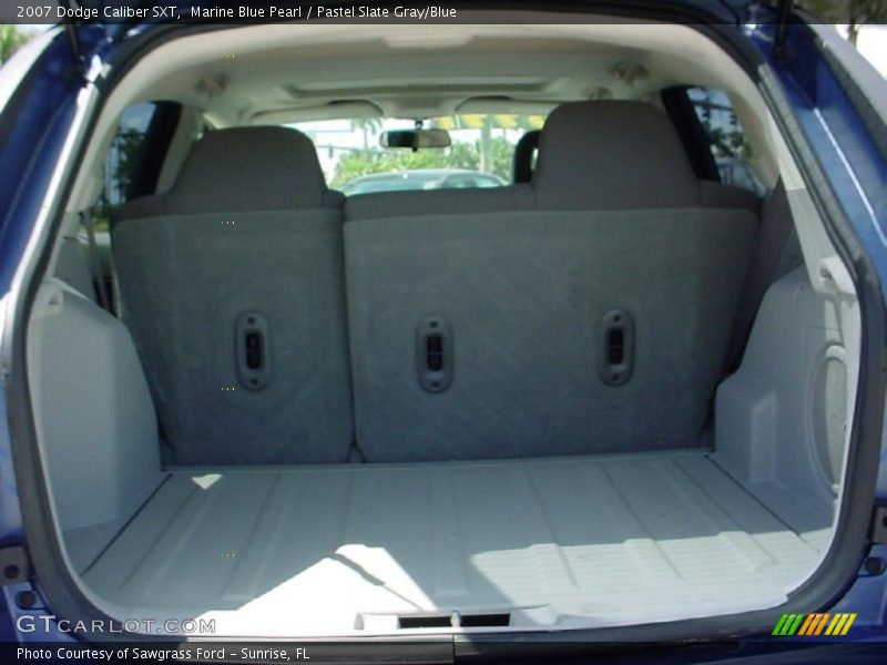 Marine Blue Pearl / Pastel Slate Gray/Blue 2007 Dodge Caliber SXT