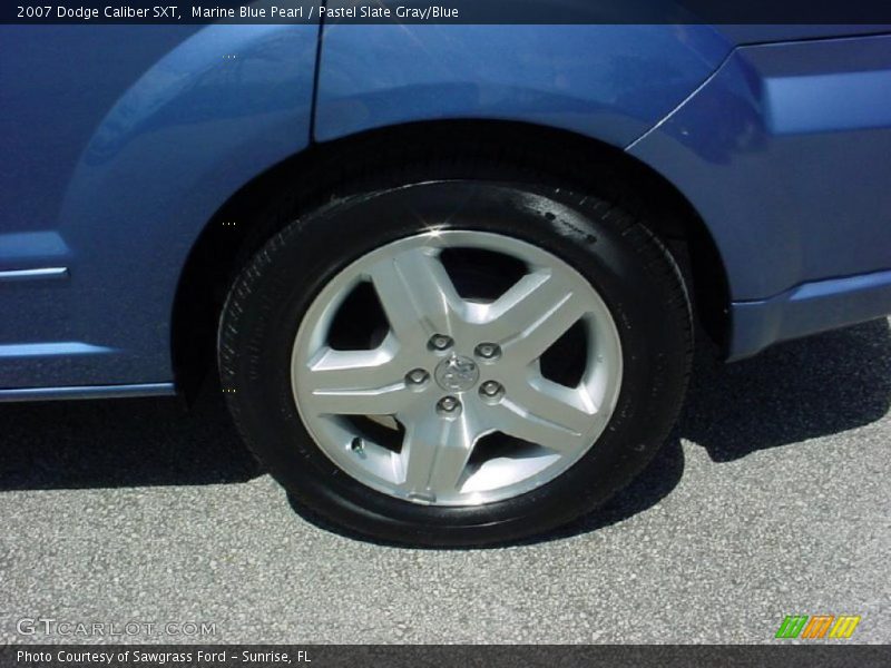 Marine Blue Pearl / Pastel Slate Gray/Blue 2007 Dodge Caliber SXT