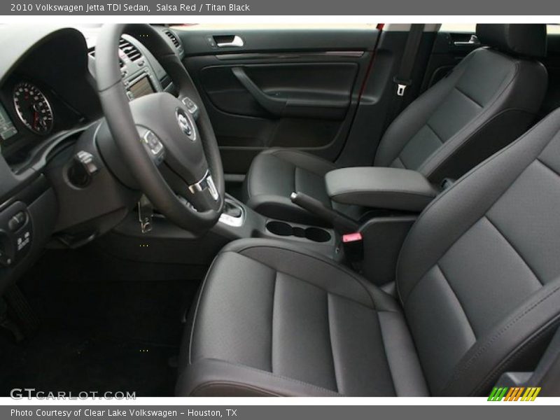Salsa Red / Titan Black 2010 Volkswagen Jetta TDI Sedan
