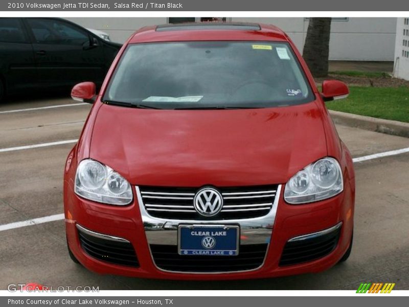 Salsa Red / Titan Black 2010 Volkswagen Jetta TDI Sedan