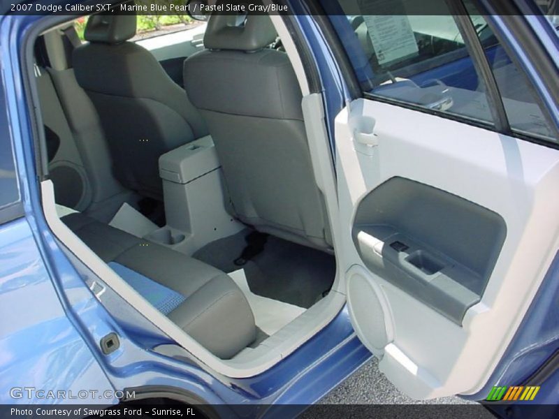 Marine Blue Pearl / Pastel Slate Gray/Blue 2007 Dodge Caliber SXT