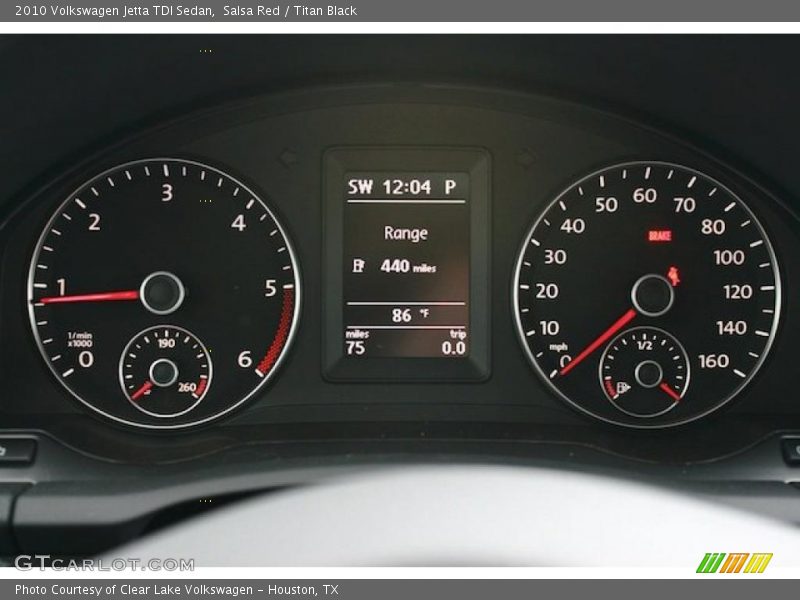 Salsa Red / Titan Black 2010 Volkswagen Jetta TDI Sedan