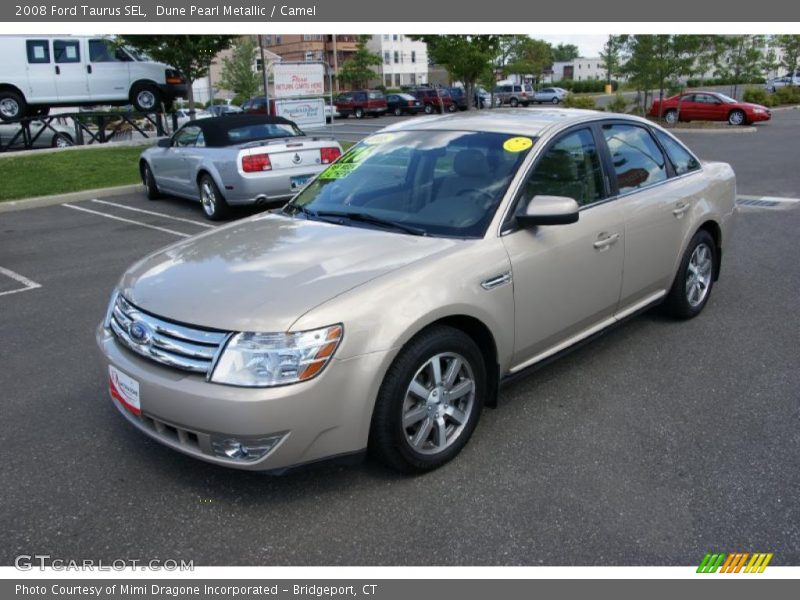 Dune Pearl Metallic / Camel 2008 Ford Taurus SEL