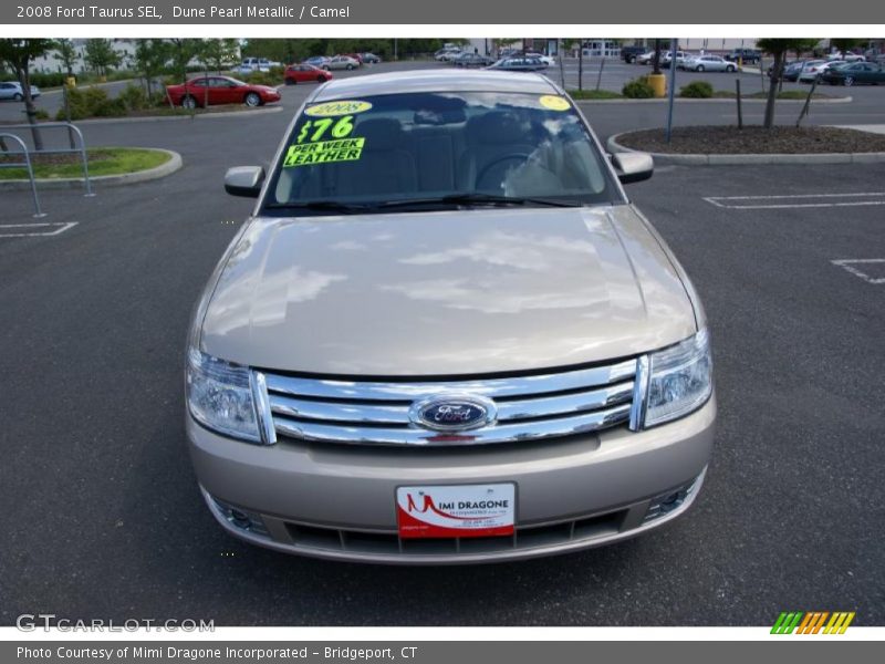 Dune Pearl Metallic / Camel 2008 Ford Taurus SEL