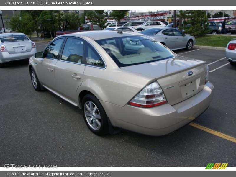 Dune Pearl Metallic / Camel 2008 Ford Taurus SEL