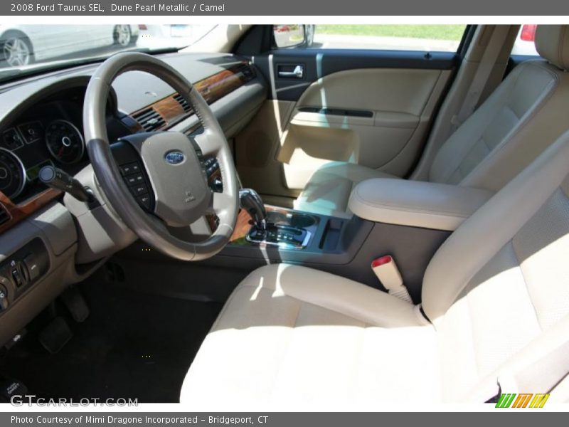 Dune Pearl Metallic / Camel 2008 Ford Taurus SEL