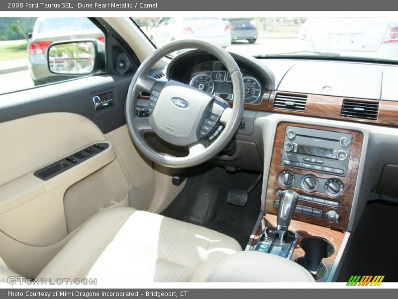 Dune Pearl Metallic / Camel 2008 Ford Taurus SEL