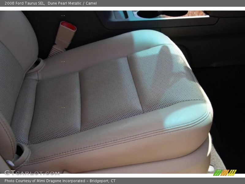 Dune Pearl Metallic / Camel 2008 Ford Taurus SEL