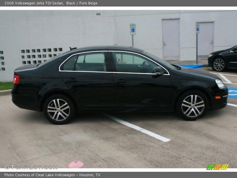 Black / Pure Beige 2006 Volkswagen Jetta TDI Sedan