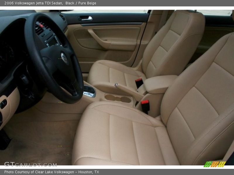 Black / Pure Beige 2006 Volkswagen Jetta TDI Sedan