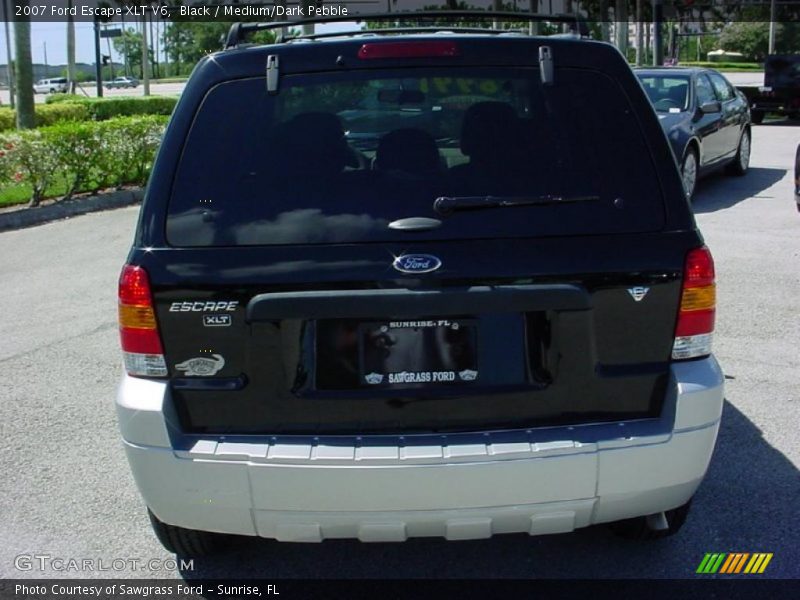 Black / Medium/Dark Pebble 2007 Ford Escape XLT V6