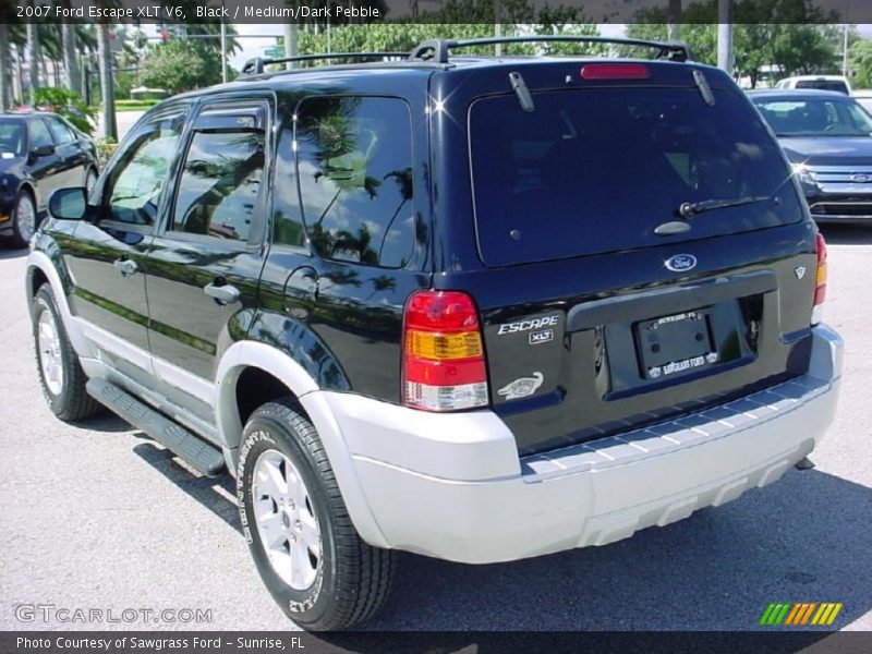 Black / Medium/Dark Pebble 2007 Ford Escape XLT V6