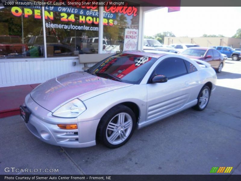 Sterling Silver Metallic / Midnight 2003 Mitsubishi Eclipse GT Coupe