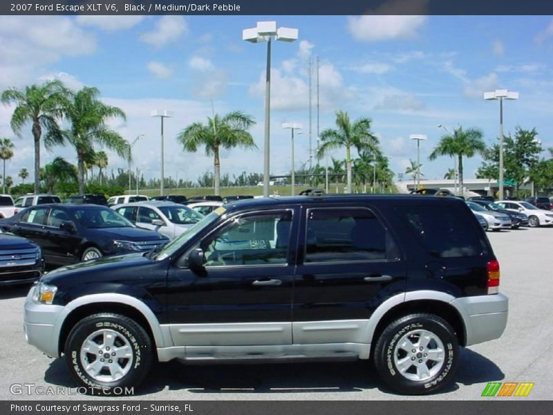 Black / Medium/Dark Pebble 2007 Ford Escape XLT V6