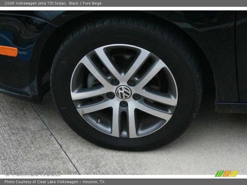 Black / Pure Beige 2006 Volkswagen Jetta TDI Sedan
