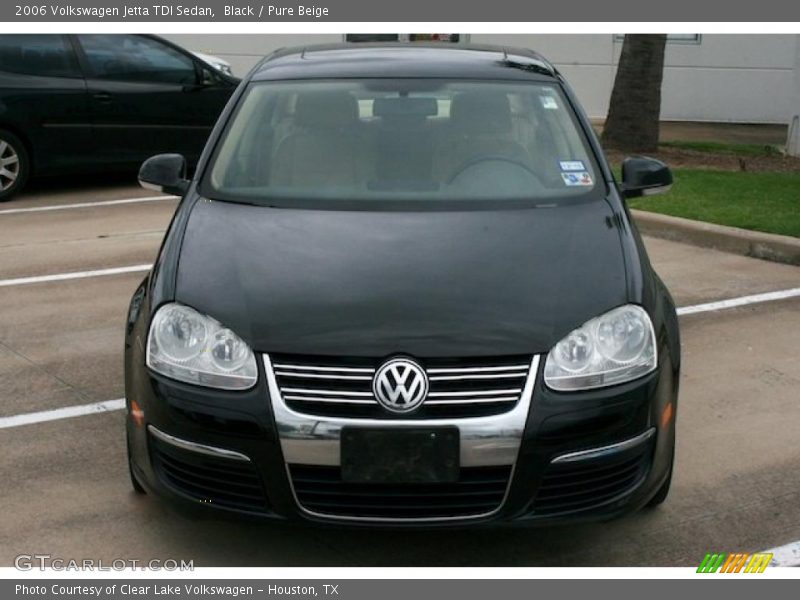 Black / Pure Beige 2006 Volkswagen Jetta TDI Sedan