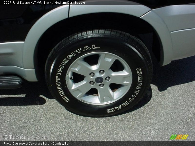 Black / Medium/Dark Pebble 2007 Ford Escape XLT V6